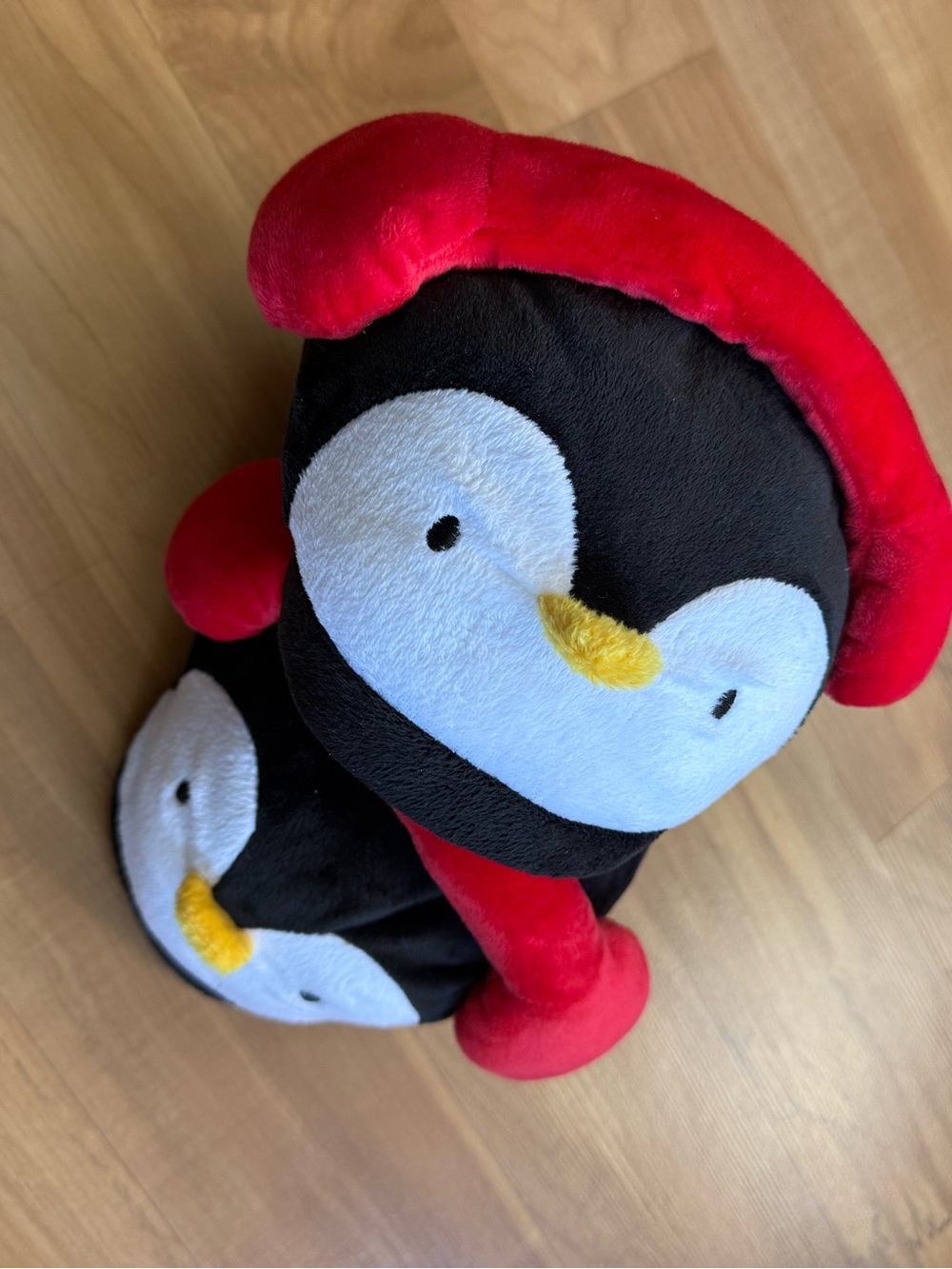 NWT Plush Penguin Slide Slippers